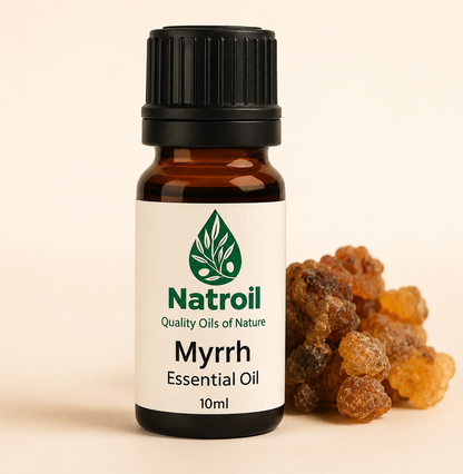 Myrrh Essential Oil (Commiphora myrrha) – Premium Steam Distilled Resin Oil