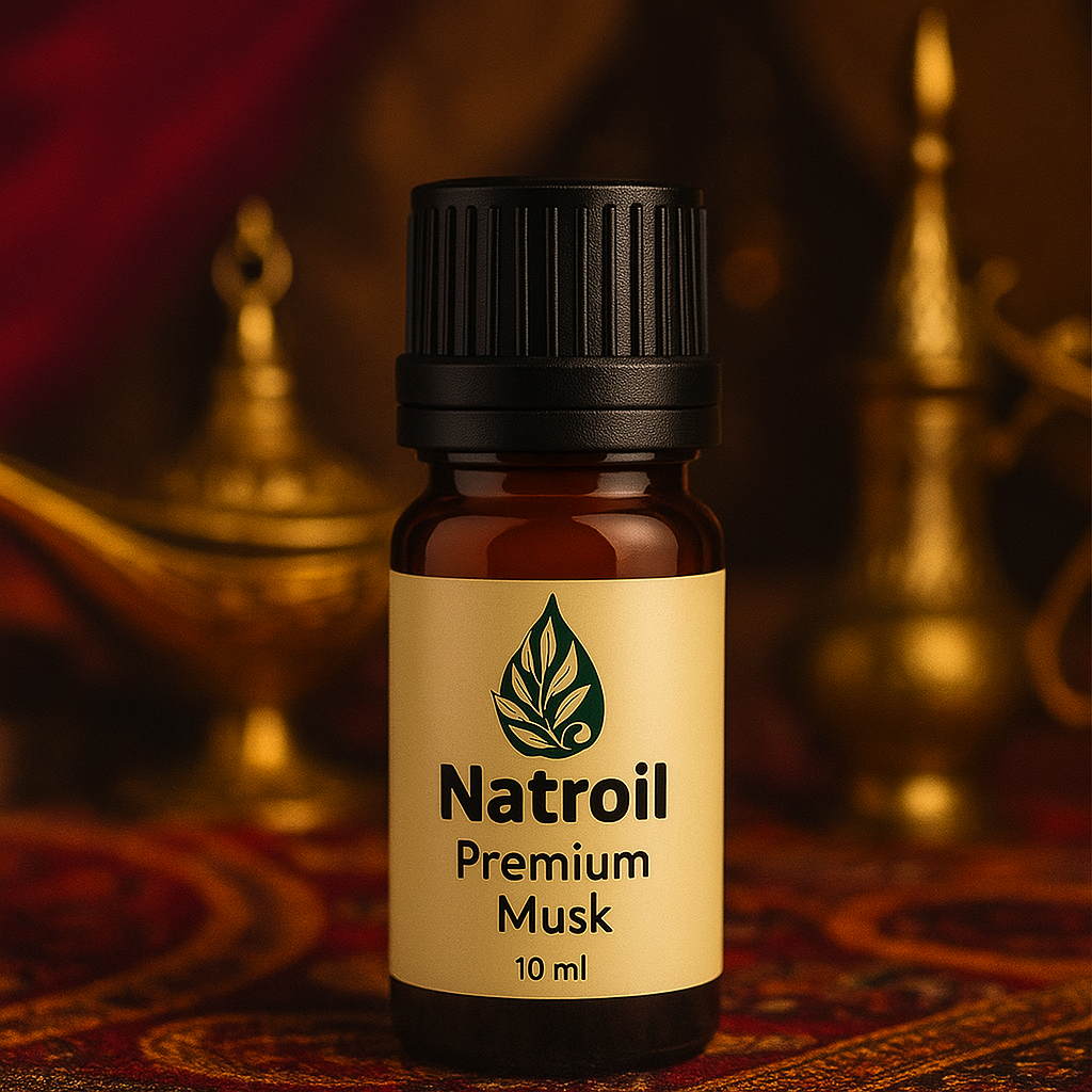 Natroil Premium Musk – Sensuous Middle Eastern Perfumery Oil | Smooth Warm Base Note for Fine Fragrance